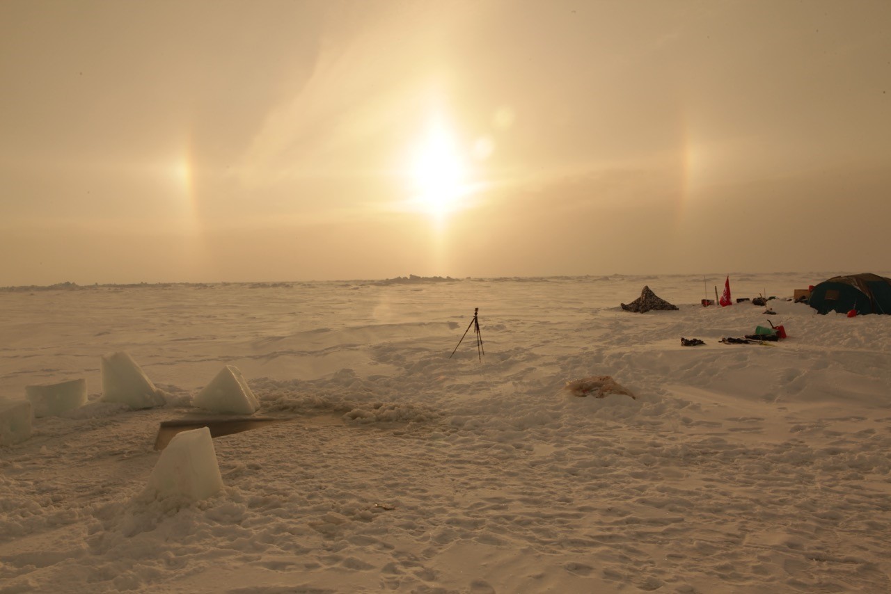 Sunrise at the North Pole