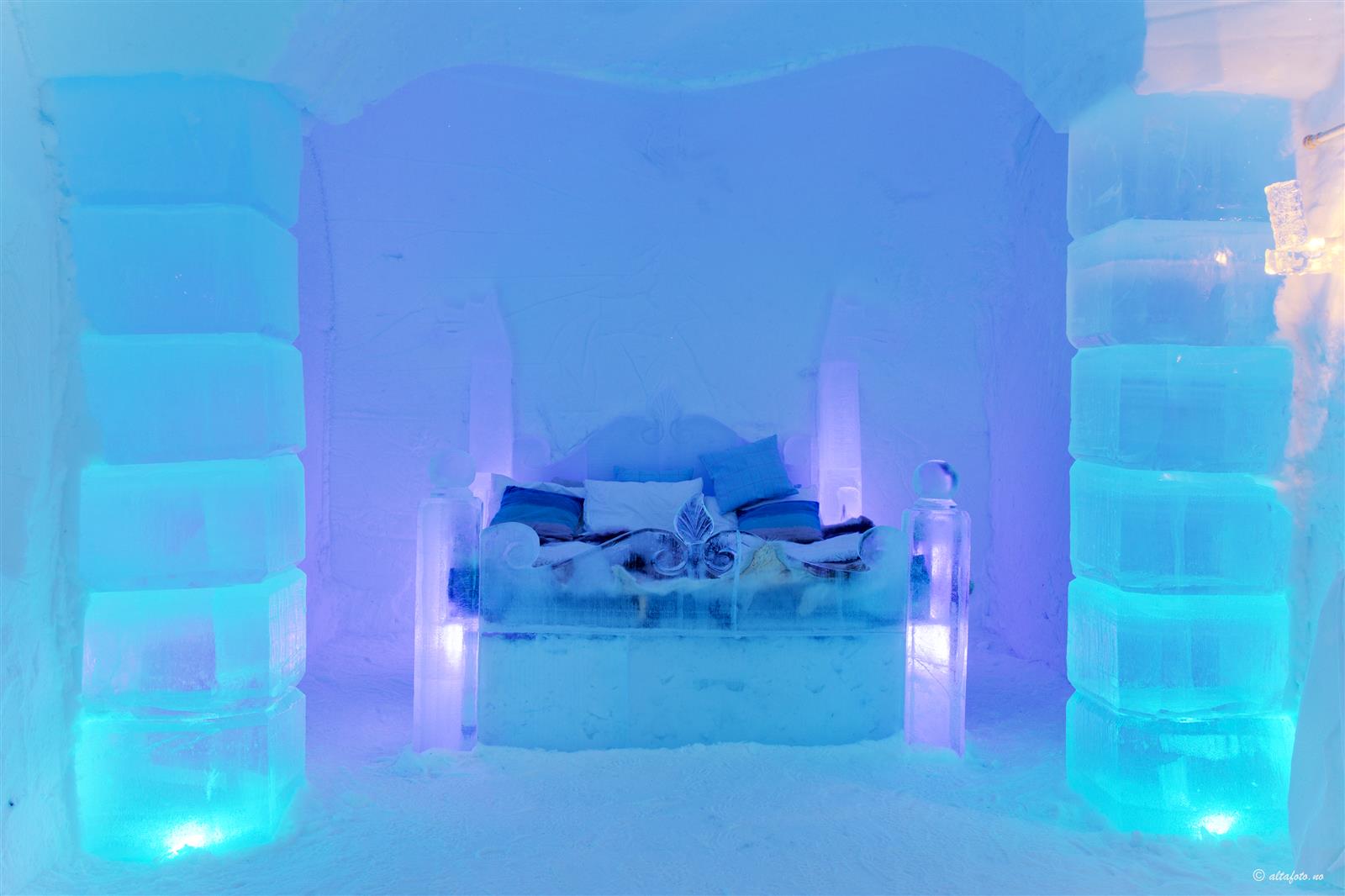 Ice room at Igloo hotel