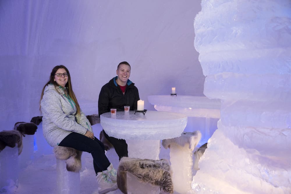 Ice bar at Igloo Ice hotel