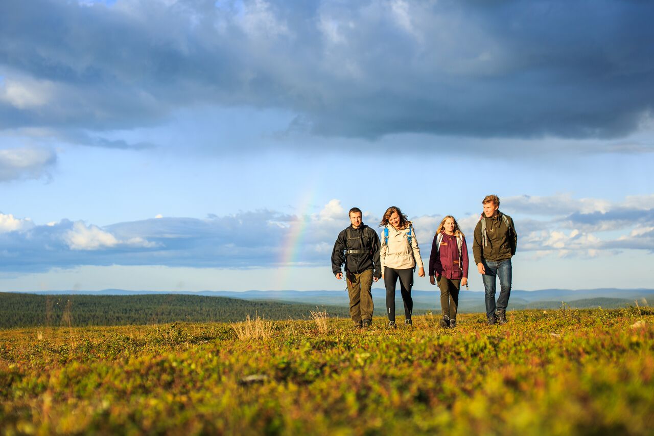 Hiking at Inari