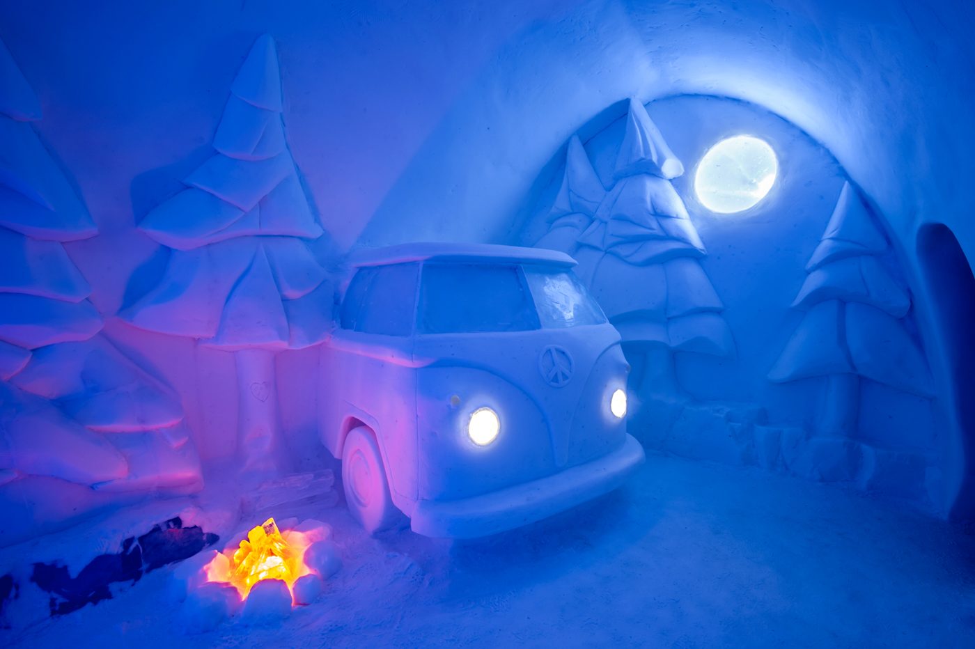 Icehotel sweden - spruce woods