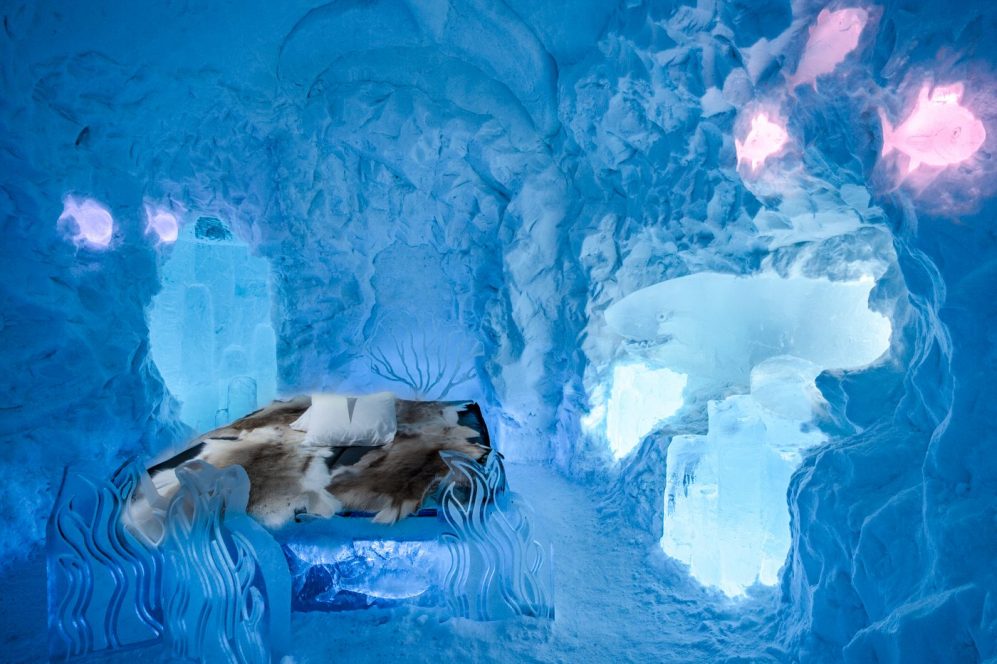 living ocean ice hotel suite