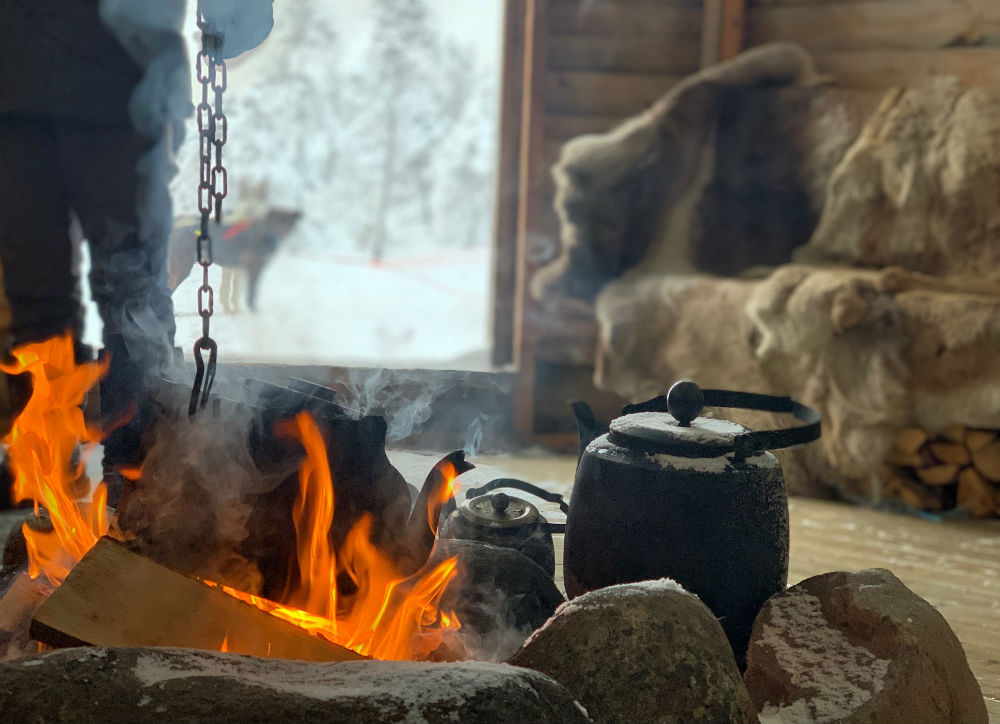 Fika - coffee on the fire, Sweden