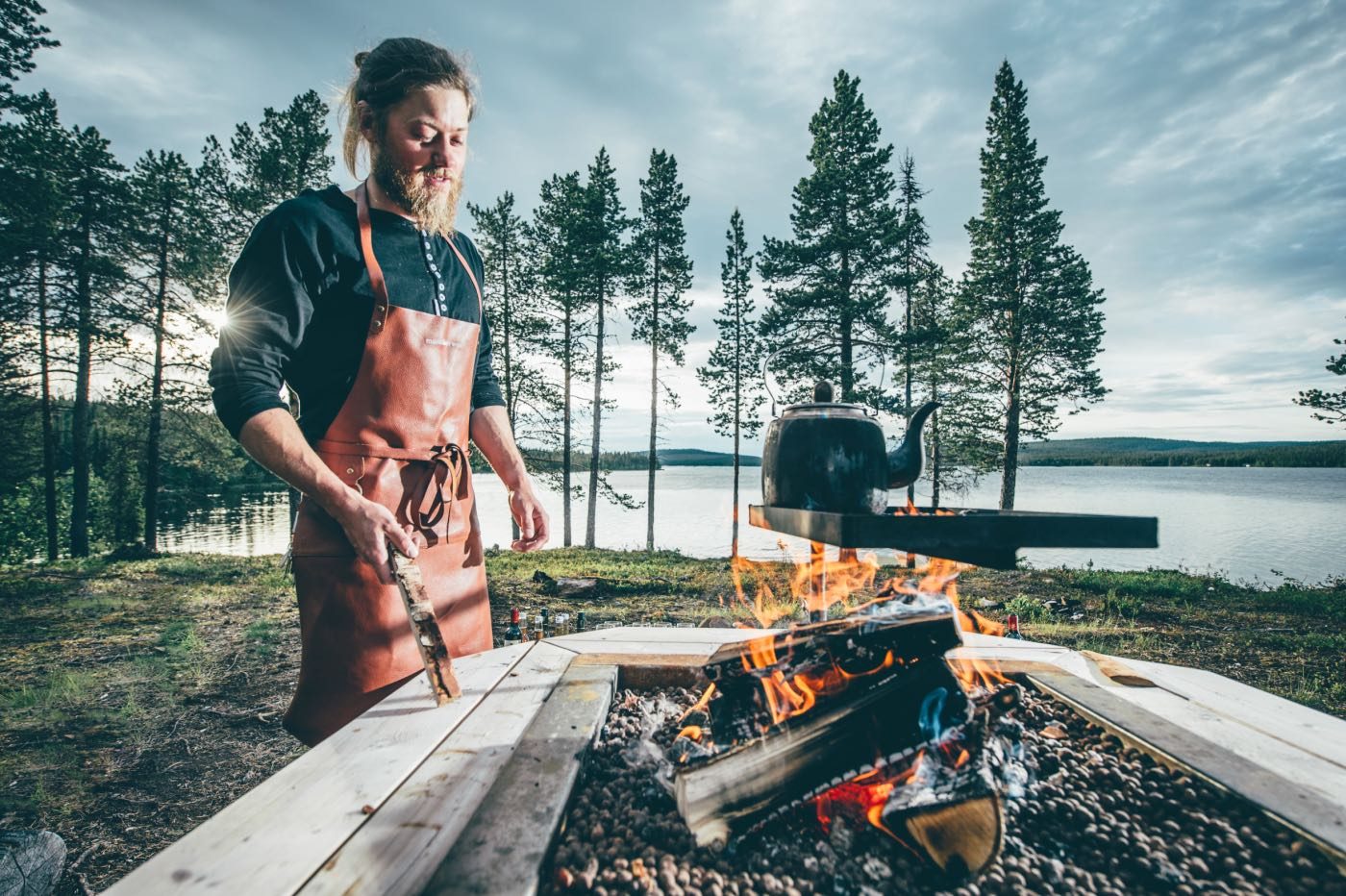 Cooking in the Wilderness near IceHotel