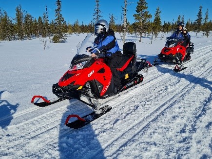 snowmobiling