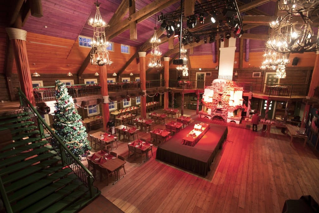 inside santas celebration house
