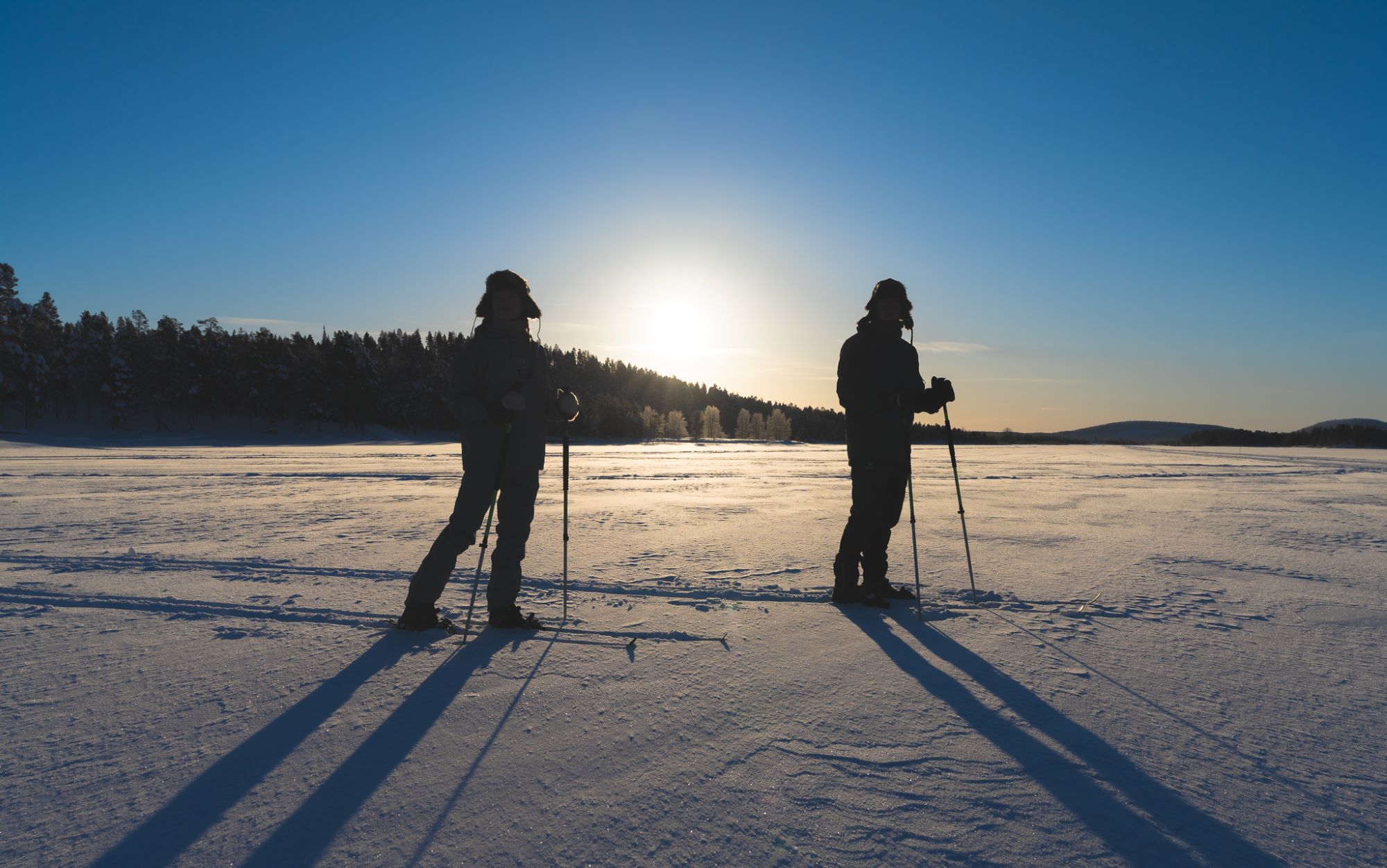snowshoeing