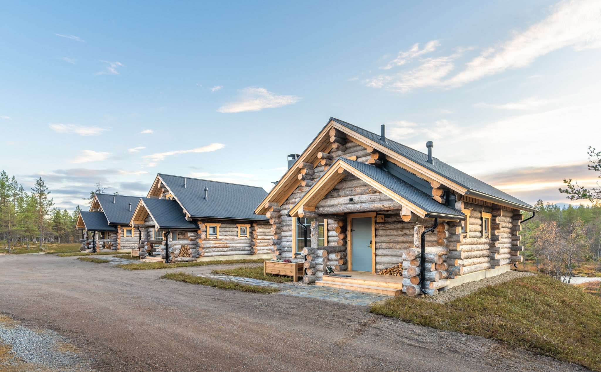 cabin in the summer