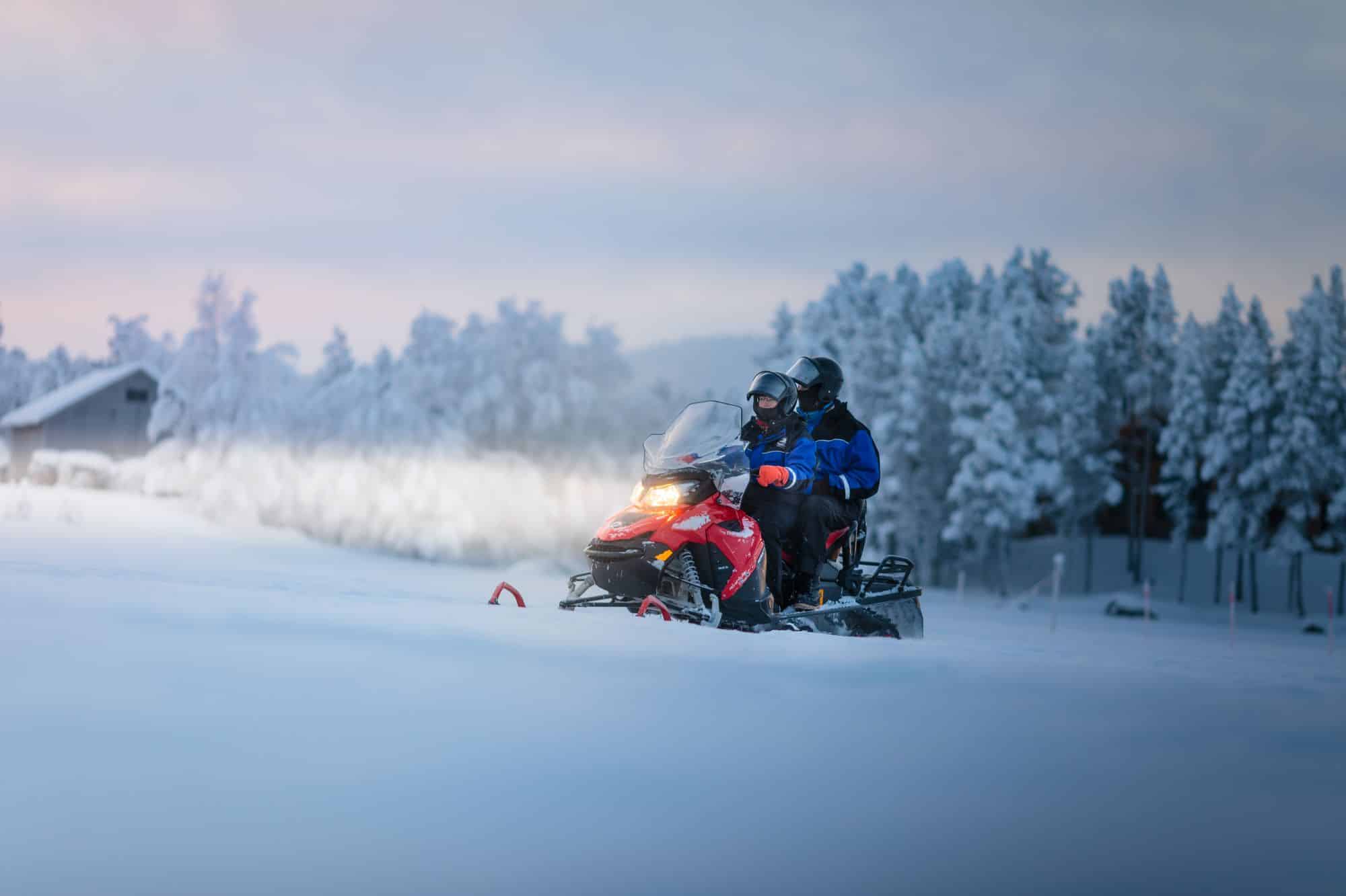 snowmobiling