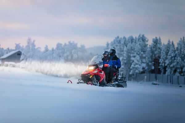 snowmobiling