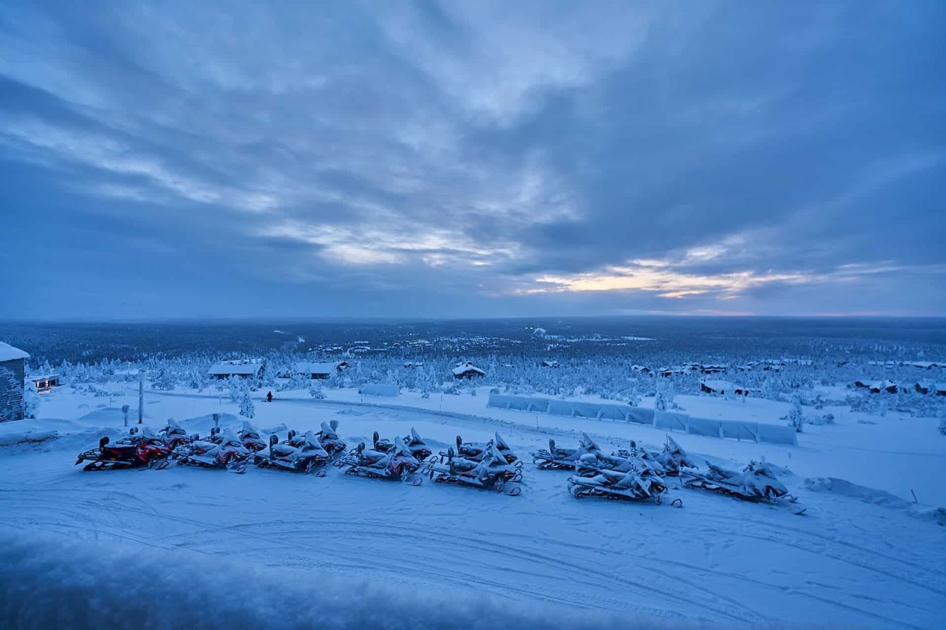 snowmobile view