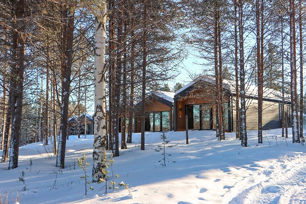 arctic lake villa Wilderness hotel nellim