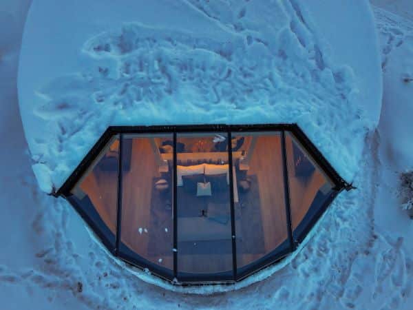 top view of igloo