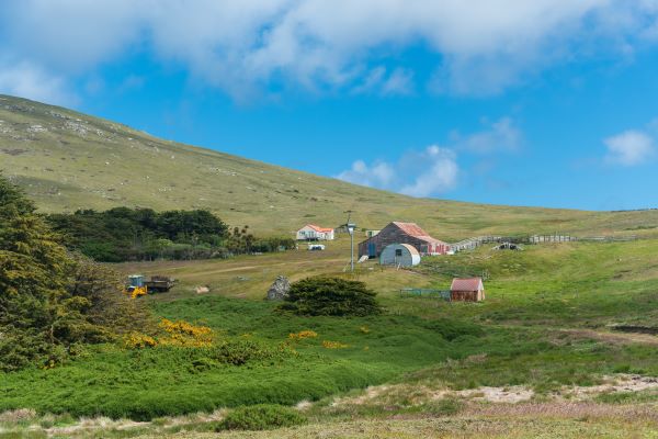 an old farm on the falkland islands