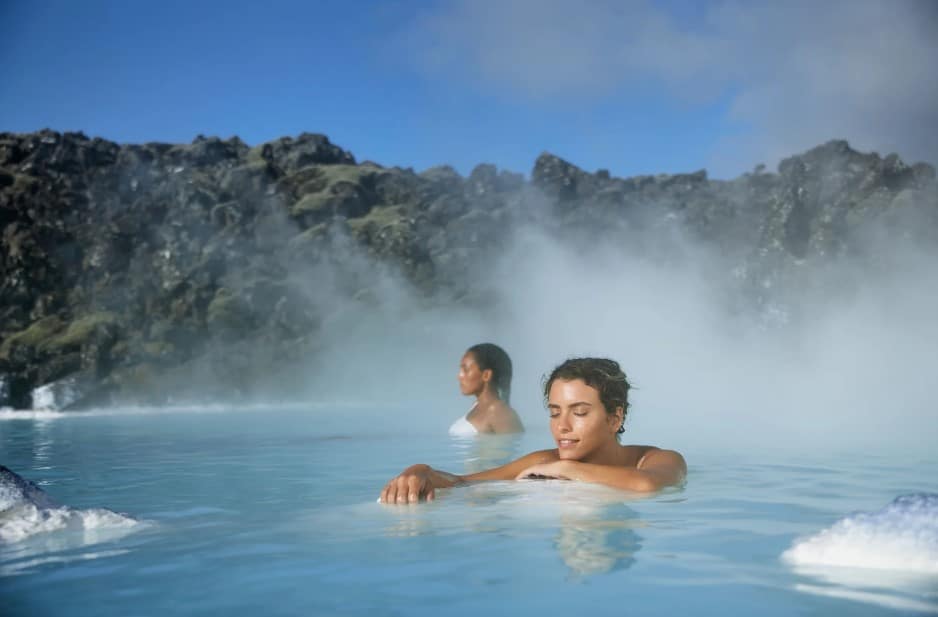 people in the blue lagoon