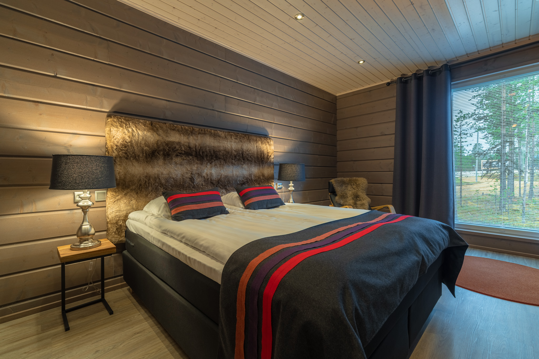 inari wilderness room with double bed