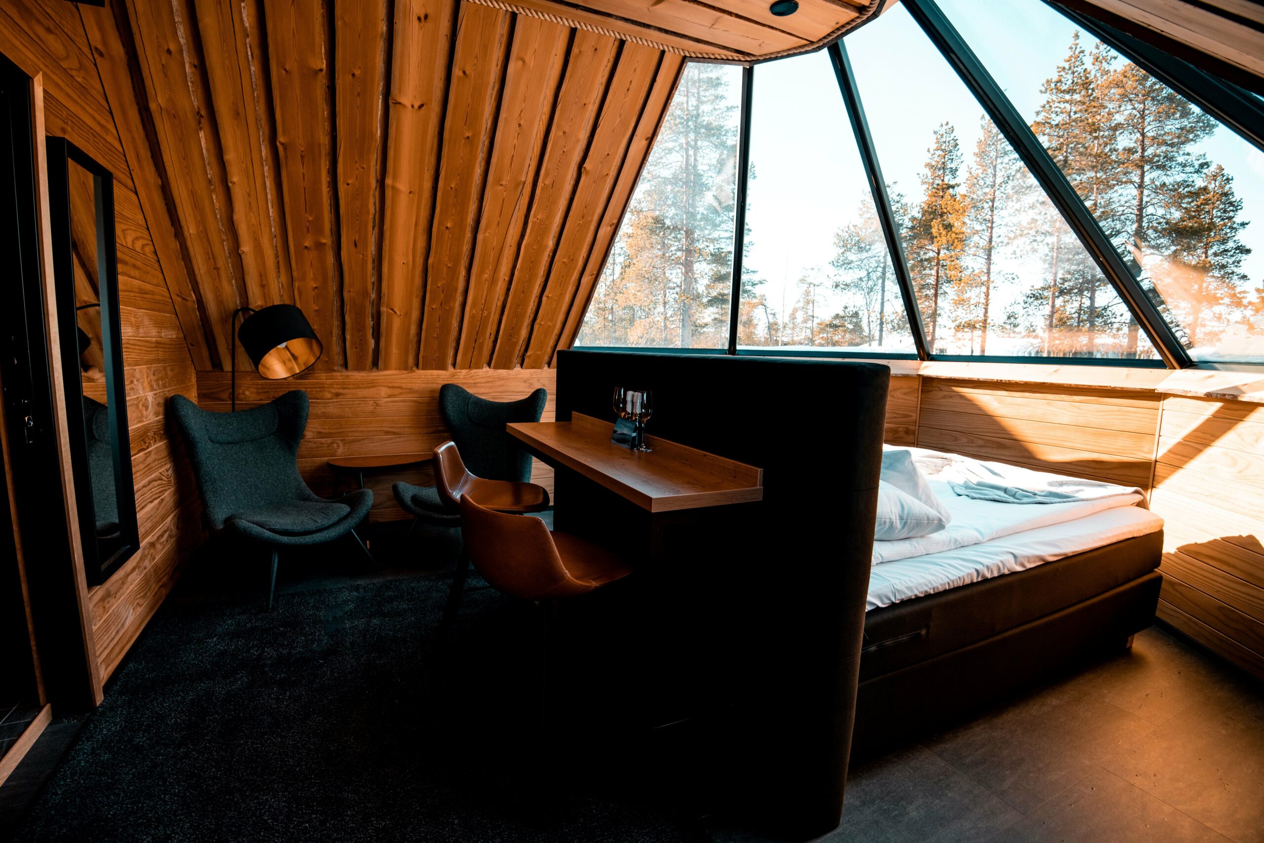 Wilderness Hotel Nangu - Panorama Log Cabin indoor