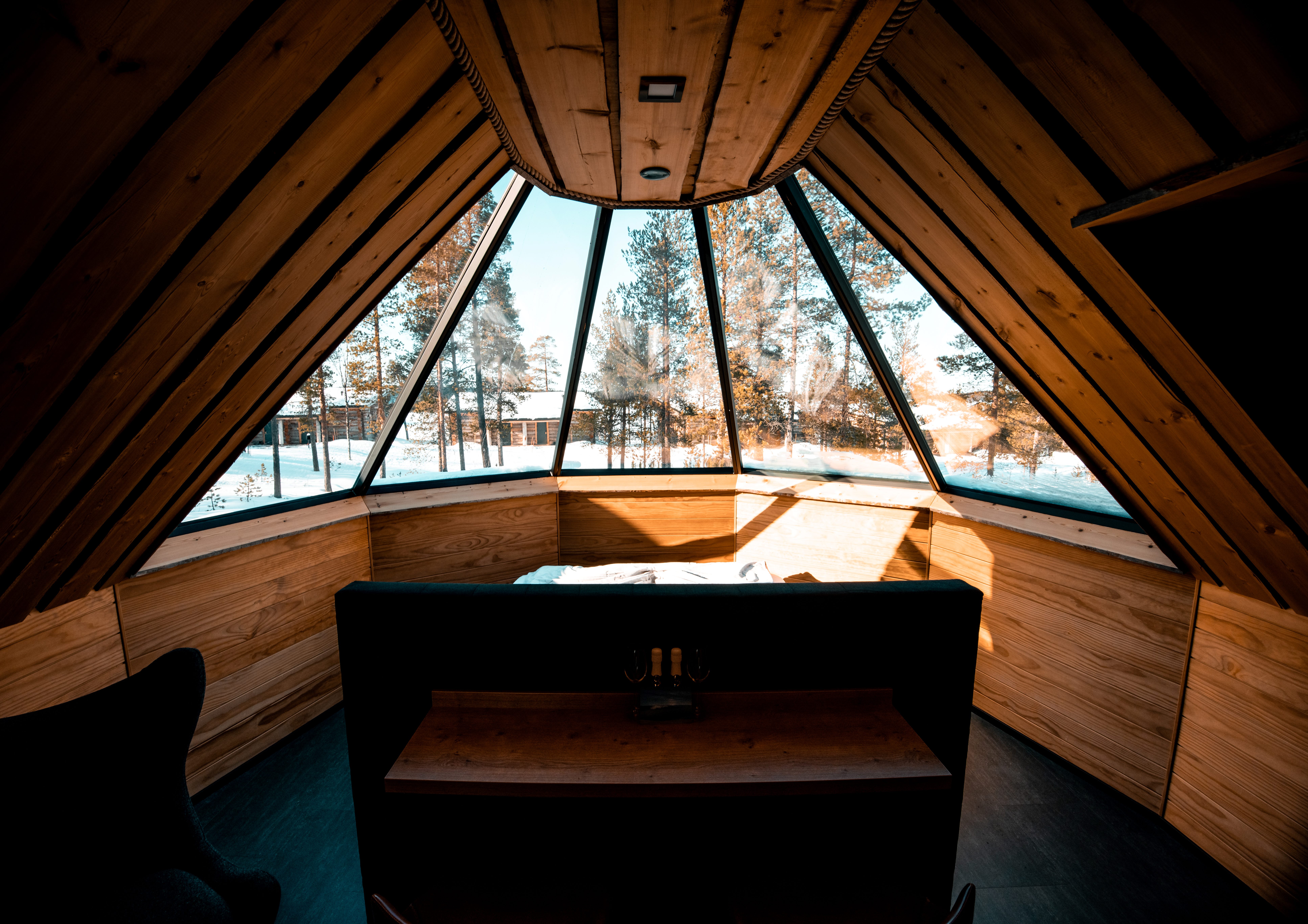 Wilderness Hotel Nangu - Panorama Log Cabin indoor