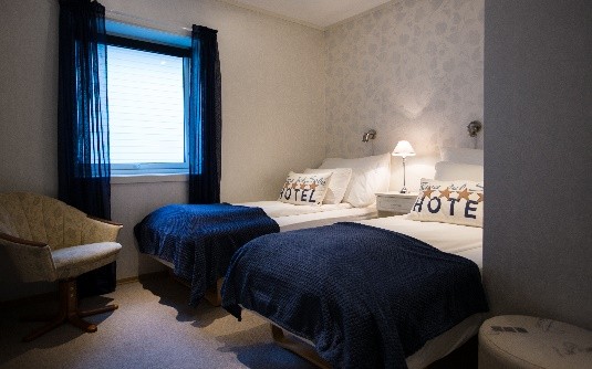 Arctic Panorama Lodge standard twin room