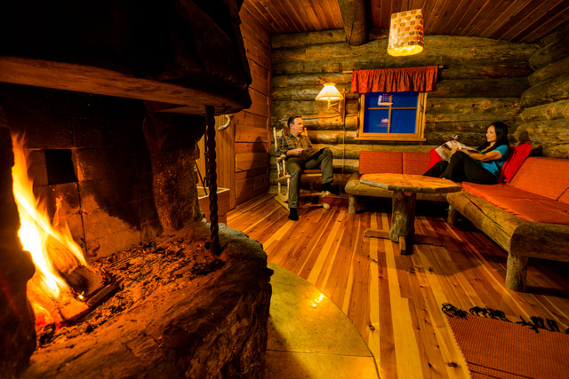 East village large cabin living room