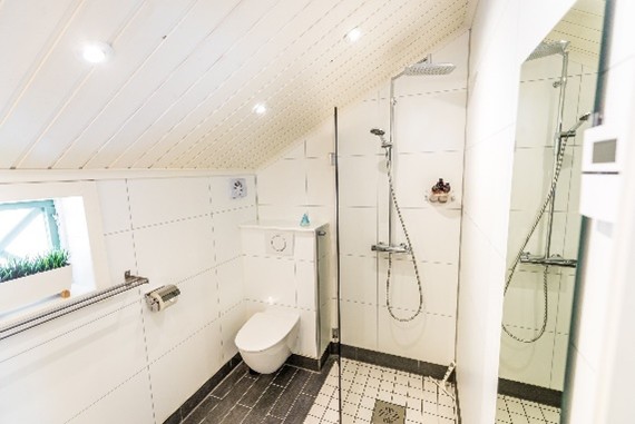 Lapland Guesthouse snow room bathroom