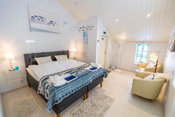 Lapland Guesthouse snow room bed