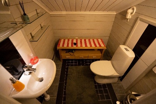 Lapland guesthouse sweden chalet-cottage bathroom