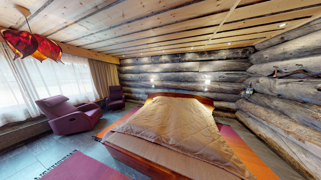 double room in a cabin