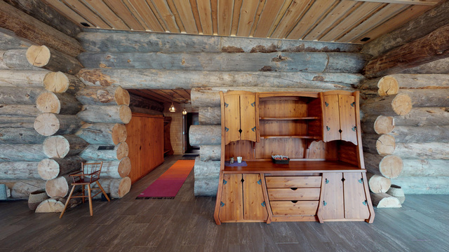 inside a cabin in finland