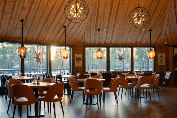 northern lights village Saariselka restaurant