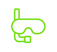 Scuba - Green Arctic Direct Icon