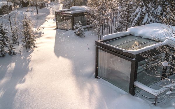glass village