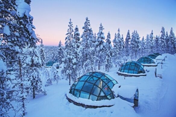 finland glass igloo