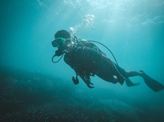 scuba diver underwater