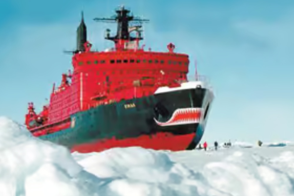 north pole ice breaker