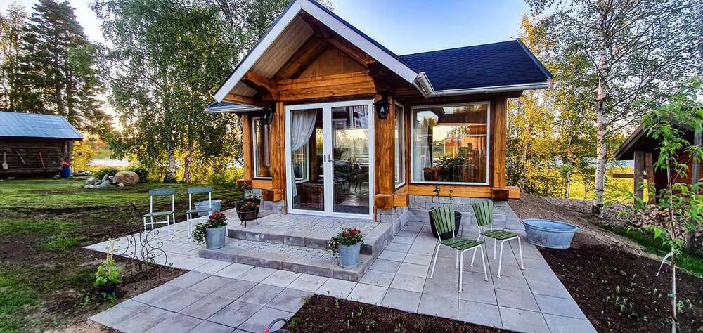 cabin in the summer