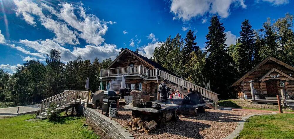 cabins in the summer