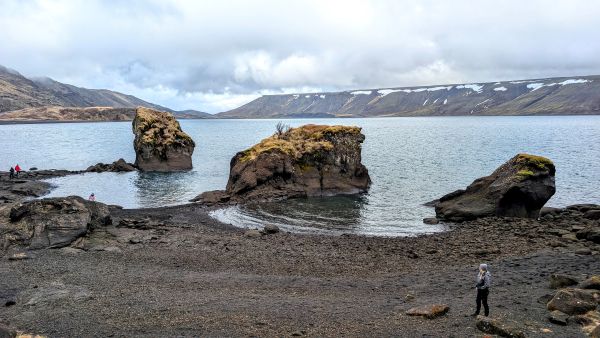 rocky beach in iceland