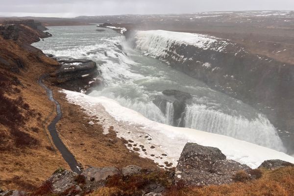 waterfall in iceland