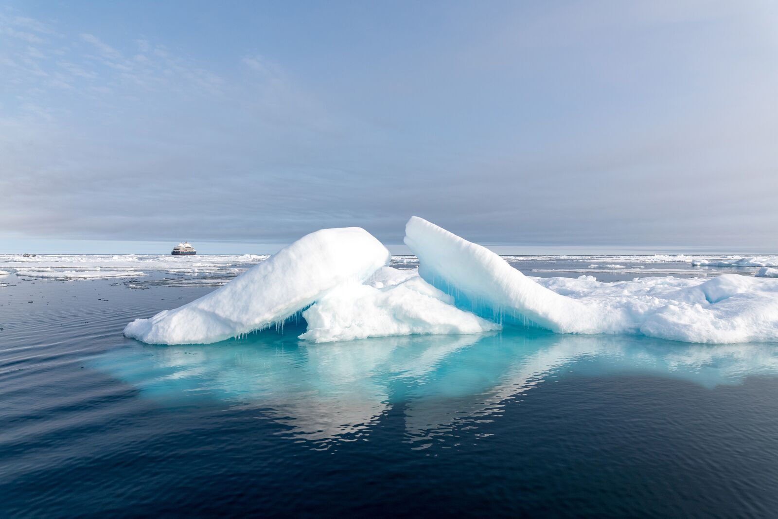 ice berg in the north pole